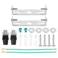 thumbnail image 1 of Unique Bargains Ceiling Light Plate Kit 74x20x15mm Lighting Fixture Mounting Bracket for Home Office Chandelier 2 Set, 1 of 5