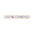 thumbnail image 3 of 1/2 Carat Round Diamond Wedding Band Ring in 14K Rose Gold (Ring Size 4), 3 of 5