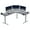 Black/Gray, variant on VIVO Light Wood / Gray Electric 63" x 55" Corner Desk, L-Shaped Workstation