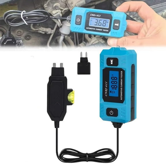 Automotive Circuit Fault Probe Tester, Portable High-Precision Current Tester, Car Electrical Diagnostic Tool for Relay Fuse Check, Short Circuit Breaker Finder, Wire Tracer with Flashlight(1Set)-Y