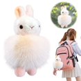thumbnail image 2 of XUFLVPSEF Easter Decorations Bunny Plush Tree Ornaments, 1 Pcs Mini Rabbit Ornaments for Small Tree, Kids School Home Office Party Supplies Gifts, Cute Spring Decorations for Home Pink, 2 of 9