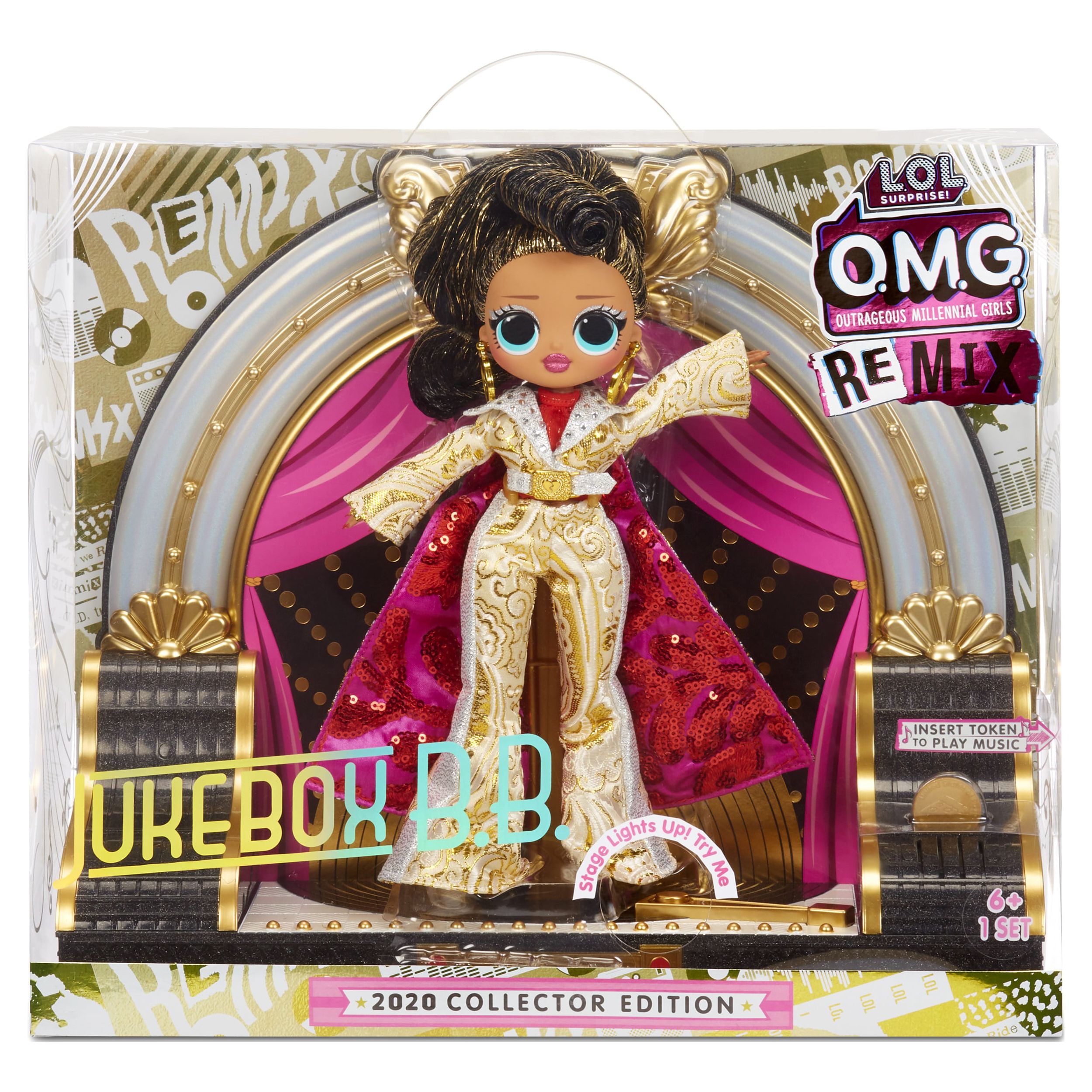 LOL Surprise OMG Remix 2020 Collector Edition Jukebox B.B With Music, Great Gift for Kids Ages 4 5 6+ - image 3 of 7