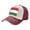 Dark Red, variant on Hungarian Flag Distressed Baseball Cap Dad Hats for Men Women Vintage Trucker Hat Low Profile Ball Caps