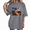 grey-2, variant on UNISHE Women's Patriotic Cat Graphic Tee Americana Summer Print Short Sleeve Crew Neck Top