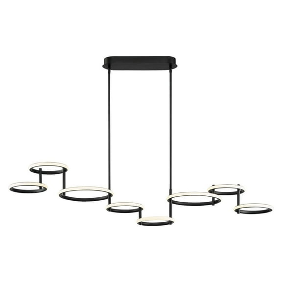 Eurofase Lighting - Giro - 115W 8 Led Chandelier In Minimalist Industrial Style