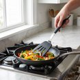 thumbnail image 2 of Unique Bargains Spatula Set with Rubber Tips for Non-Stick Cooking Black 13.6x3.7 inch, 2 of 5