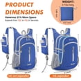 thumbnail image 2 of Mochila de Senderismo Seektop Pequeña Expandible de 12L a 15L Resistente al Agua, 2 of 7