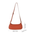 thumbnail image 2 of Bolsa De Hombro Bolso bandolera para mujer Bolso bandolera de PU con patrón de cocodrilo (naranja) Tmvgtek Para Estrenar, 2 of 4