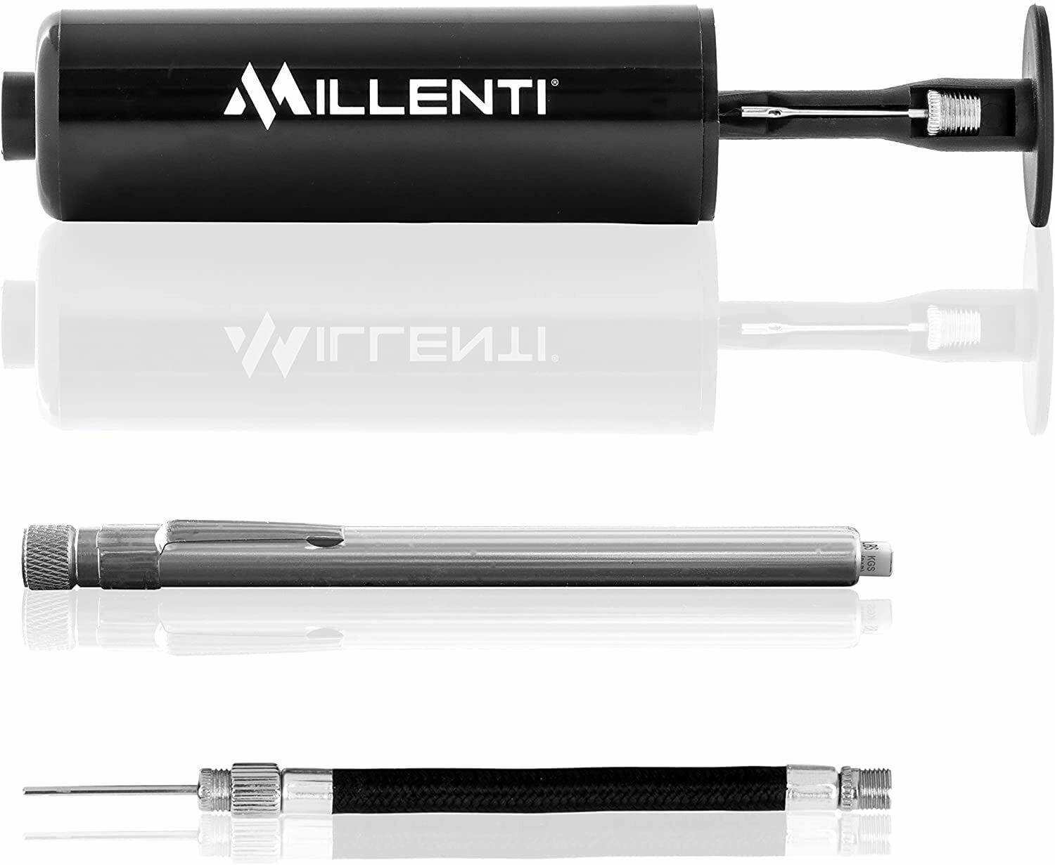 Millenti Ball PumpKit with Pressure Gauge 2 HandAirPump Needles