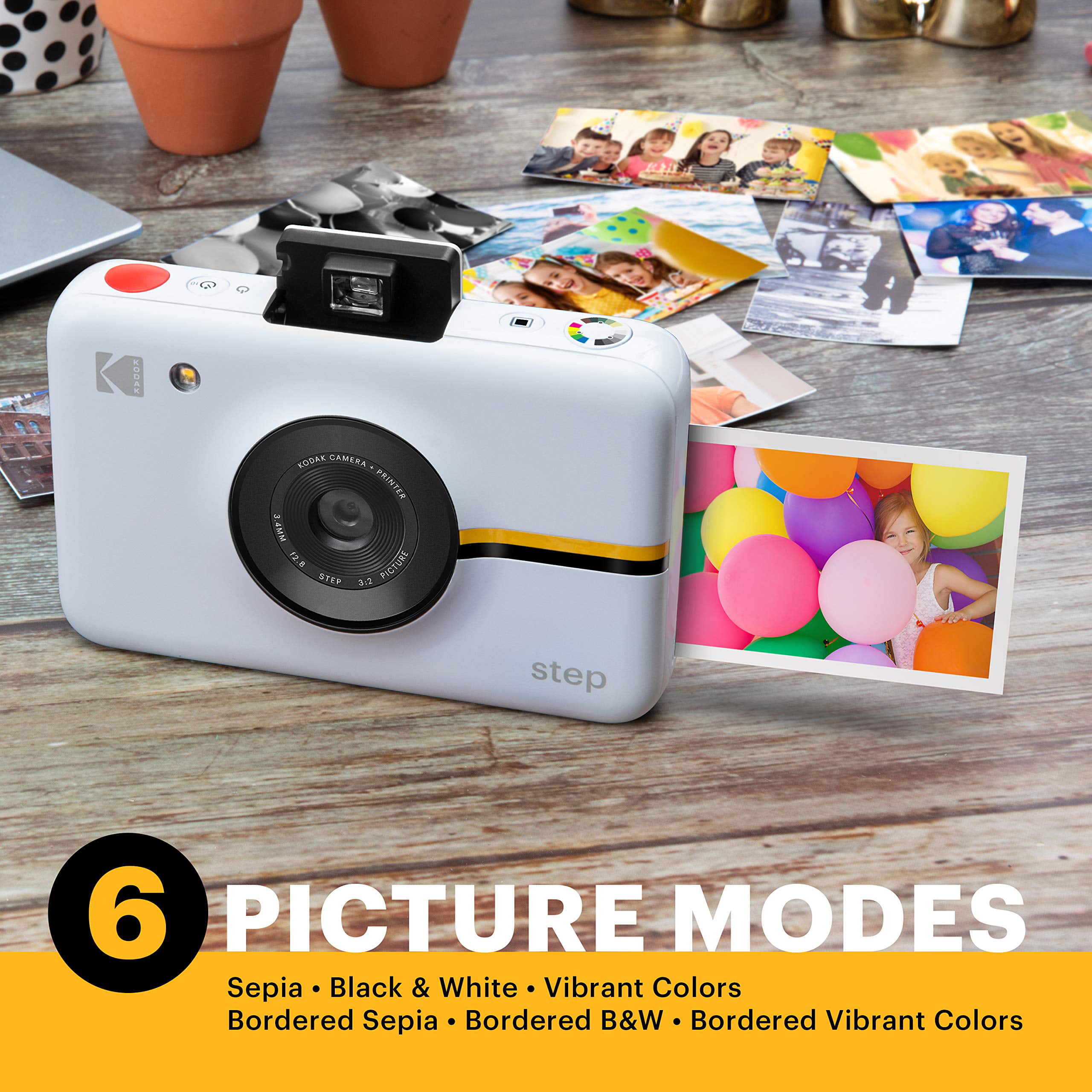 Kodak Step Instant Print Camera (White) - 20329304