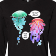 thumbnail image 4 of Inktastic Funny I'm Not Jelly Jellyfish in Blue and Pink Long Sleeve T-Shirt, 4 of 5
