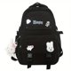 thumbnail image 4 of Mochila Grande Para Portátil De Gran Capacidad, Estilo Escolar Sencillo Y Preppy, Mochila De Viaje De Nylon Con Colgantes Kawaii, 4 of 4