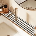 thumbnail image 2 of Yayeee Faucet Mat for Kitchen Sink 14.7" Diatomite Long Splash Guard Pad, Black Stripes, 2 Pack, 2 of 7