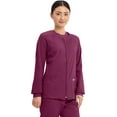 thumbnail image 5 of Cherokee Zip Front Scrub Jackets for Women, Workwear Core Stretch Soft Brushed Twill 4315, 5 of 9