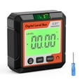 thumbnail image 1 of Under 10 Leveler Digital Box and Angle Finder ( Base & LCD Display) for Woodworking and Accurate Table/ Saw Angle Setting Black DLB, 1 of 9
