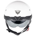 thumbnail image 3 of Medio casco de moto VCOROS VHF04 Gloss White L DOT, 3 of 8