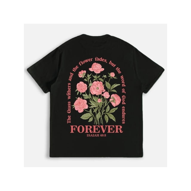 Boho Christian Pattern Shirts, Women Bible Verse T shirt, Jesus apparel, Vintage Floral Short Sleeve Tops, Flower Graphic Tee Tee