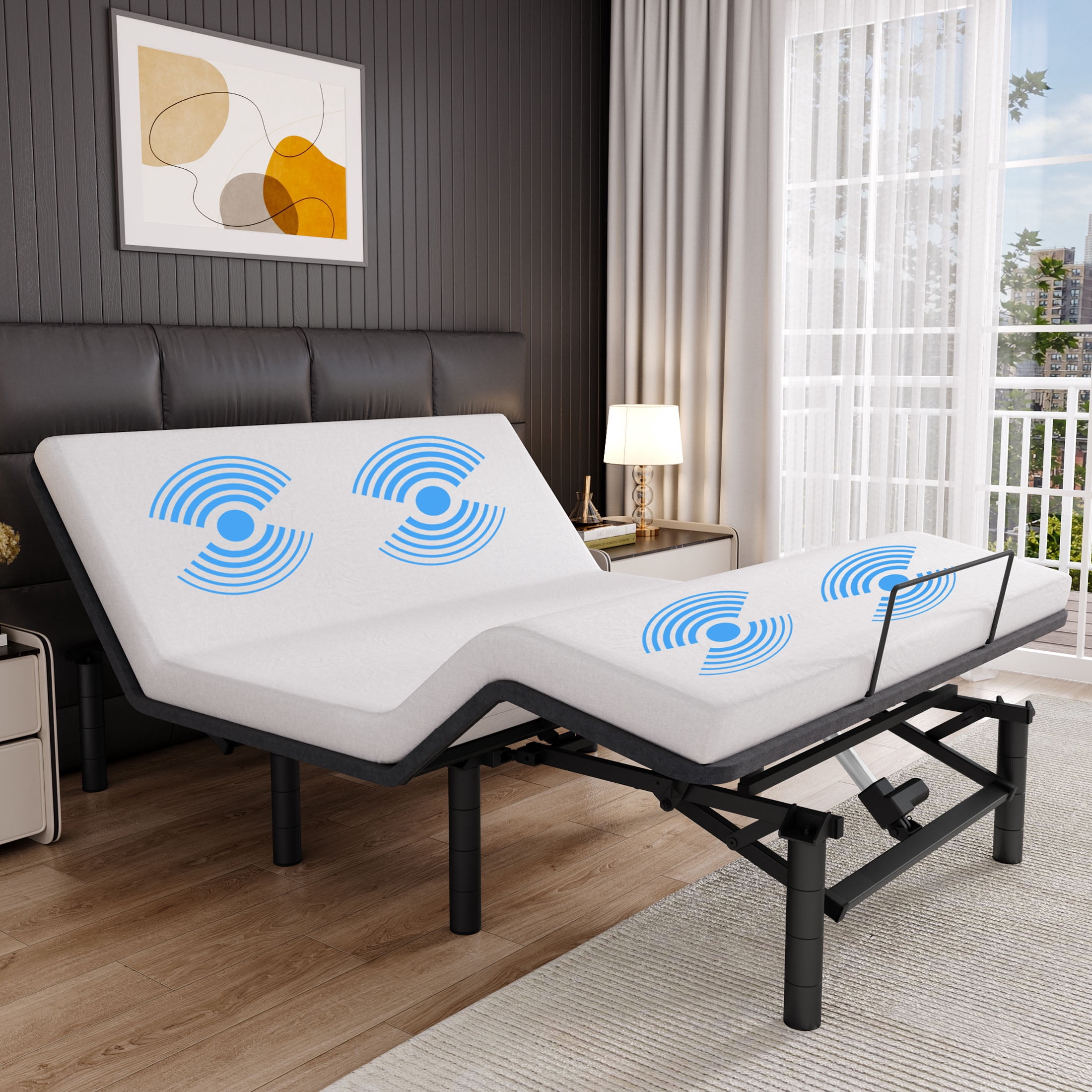 Walmart Twin-XL Adjustable Bed Frame with Wireless Remote, Zero