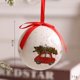 thumbnail image 3 of pieza de bolas navideñas pintadas de 8 cm, adornos colgantes para fiestas de Navidad, regalos de Año Nuevo, decoraciones para el hogar, colgantes para árboles de Navidad, 3 of 5