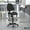 Black Patterned, variant on Emma + Oliver Adjustable Height Drafting Chair with Adjustable Foot Ring in Black Patterned Fabric