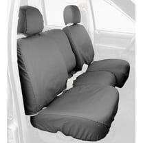 Covercraft Custom-Fit Front Bench SeatSaver Seat Covers - Polycotton Fabric, Grey Fits select: 2004-2009 CHEVROLET COLORADO, 2004-2009 GMC CANYON