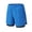 Blue, variant on Men's 7" Running Shorts with Zipper Pockets Quick Dry 2 in 1 Workout Gym Shorts with Liner for Tennis Yoga Training Blue XXL