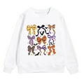 thumbnail image 4 of KPOPLK Girl Zip up Hoodie Sweatshirt Soft Fuzzy Fleece Jacket with Pocket for Girls 5-16 Years(3-4 Years,White), 4 of 4