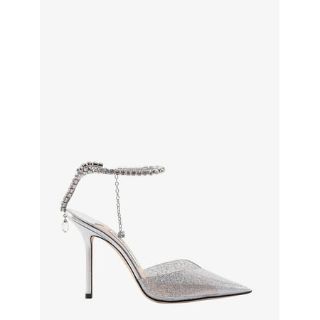

JIMMY CHOO SAEDA 100 WOMAN Silver PUMPS