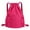 Hot Pink, variant on Drawstring Backpack Bag, Multi-Functional Portable Storage Bag, Waterproof Draw String Back Sack with Zip Pocket, Super light Basketball Backpack, Gym Drawstring Bags Swim Bag for Men Women