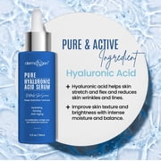PURE 100% Hyaluronic Acid Serum Anti Aging Intense Serum for Face Anti-Aging, Moisturizing, Antioxidant & Wrinkle Treatment