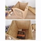 thumbnail image 3 of Caja de almacenamiento de yute, película impermeable plegable, cesta de almacenamiento de textura suave de fácil limpieza para oficina en casa, 12 patrones, 3 of 5
