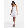 thumbnail image 2 of No Boundaries Lace Ruffle Mini Dress, Women’s XXS-XXL, 2 of 5