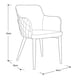 thumbnail image 2 of Silla Ocasional Senia PU Negro – Silla Moderna Decorativa, Asiento en PU, Diseño Contemporáneo y Elegante, 2 of 2