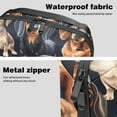 thumbnail image 4 of Dachshund Travel Electronic Organizer Case with Oxford Waterproof Material, 5.9x9.44x3.14 in, Charger Organizer, Charger Pouch, Travel Cord Organizer Case Small, Mobile Charger Pouch, 4 of 6