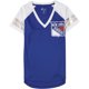 thumbnail image 1 of G-III Sports Rangers - Camiseta gráfica con manga de malla para mujer, color azul, pequeña, 1 of 2