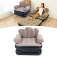 thumbnail image 1 of Blow Up Couch Mattress, Foldable Portable Coffee Wearable Inflatable Sofa Soft  for Backpacking for Travel, 1 of 7