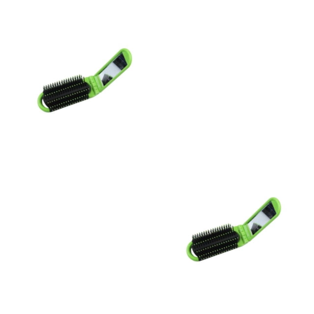 Peine de viaje espejo cepillo de pelo plegable Vogacara ABS masaje estilo para coche Type3 NO3