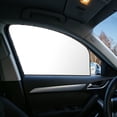 thumbnail image 4 of Gytml 4 Pack Car Window Sun Shade Universal Mesh Side Window Sunshades Uv Protection Privacy Car Window Cover For Sedan Auto Interior Accessory(White-4PCS), 4 of 4