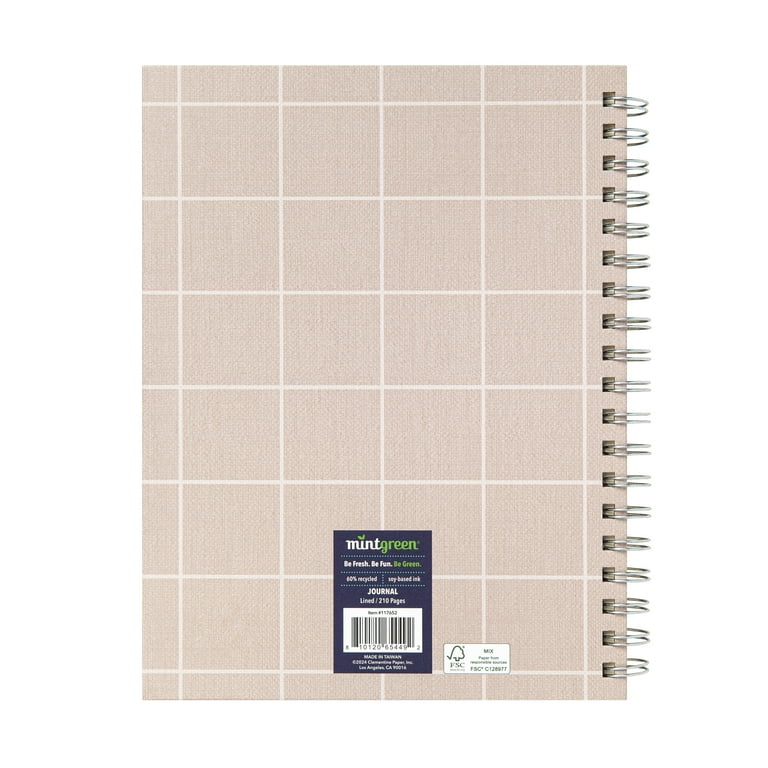 Spiral Bound Checked Notebook photo 2