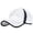 White, variant on Unisex Classic Mesh Baseball Cap Soft Unconstructed Dad Hat Preppy Style Black One Size