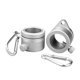 thumbnail image 2 of 2x Anillos de asta de aluminio, piezas de asta giratoria de , anillos de montaje, de asta giratoria con DYNWAVEMX Clip de los anillos del poste de la bandera, 2 of 8