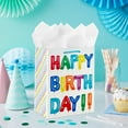 thumbnail image 2 of Hallmark Medium Birthday Gift Bag (Colorful Letter Balloons), 2 of 6