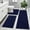 Navy Blue, variant on HEBE Microfiber Bathroom Rugs Sets 3 Piece,Super Absorbent Non Slip Bath Mats Rugs for Bathroom,Washable Bath Mat and U-Shaped Contour Toilet Rug Set for Tub Shower Bath Carpet, Blue