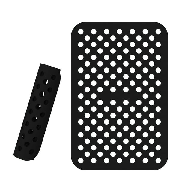 round Cookie Sheet Thanksgiving Loaf Pan Baking Sheet Rack Pan Dough Rolling Bag Tray for Easy Bake Oven Air Fryer Pad Reusable Silicone Air Fryer Pad Kitchen Accessories For Air Fryers
