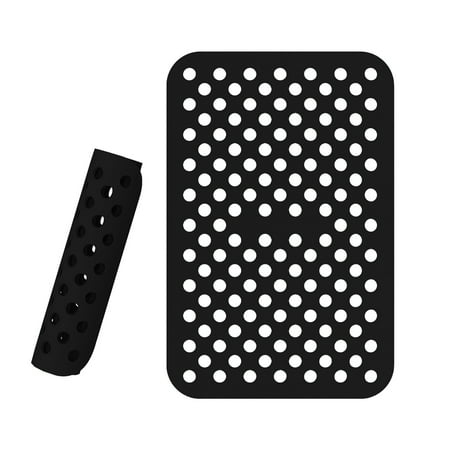 

UYUH Basket Air Fryer Pad Reusable Silicone Air Fryer Pad Kitchen Accessories for Basket Air Fryers Easy Clean 5.25 X 8” for Home Kitchen Cooking & Baking Outdoor Barbecue Tools Supplies &Accessories