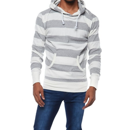 - Mens Solid Basic Long Sleeve Lightweight Thin Pullover Hoodie T12