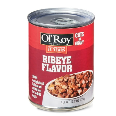 Ol' Roy Cuts in Gravy Ribeye Flavor Wet Dog Food, 13.2 (Best Ribeye In Chicago)