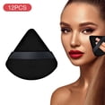 thumbnail image 1 of Cushion Makeup 12 Pieces Powder Puff Triangle Makeup Puff For Loose Powder Body Powder Cosmetic Foundation Beauty Setting Makeup Sponge Wet Dry Makeup Tool, 1 of 7