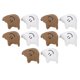 thumbnail image 3 of Protector de esquinas protector de esquinas para niños 10pcs Protectores de esquinas para niños Muebles Mesa Encimera Protectores de esquinas de seguridad GuardsWhite Coffee Higoodz Otros, 3 of 8