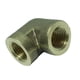 thumbnail image 5 of Conector de acoplador de codo doble de 90 degree Conector de acoplador de aceite de agua Baoblaze Adaptador de latón de codo, 5 of 8